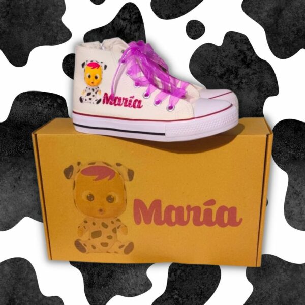 Zapatillas personalizadas bebés llorones - Imagen 2