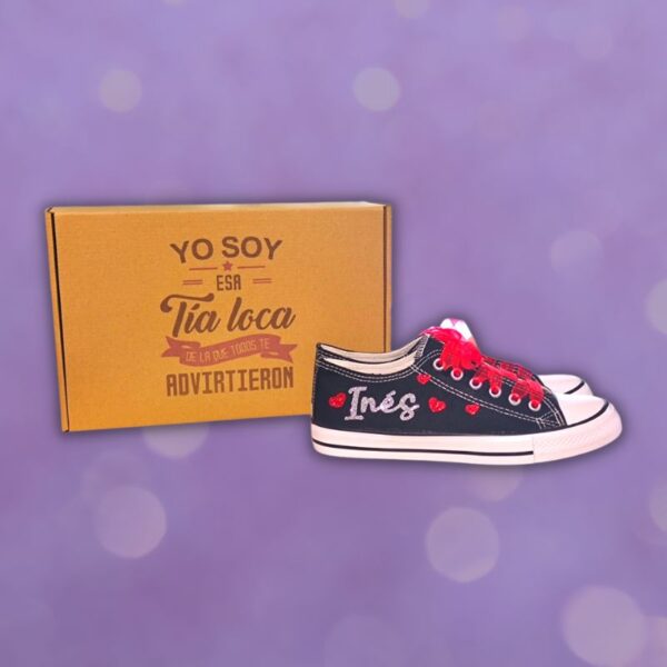 Zapatillas personalizadas negras - Imagen 2