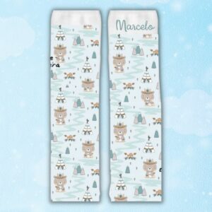 Calcetines personalizado del osito indio