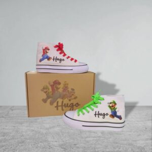 Zapatillas personalizadas Mario y Luigi