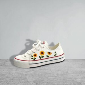 Zapatillas de girasoles