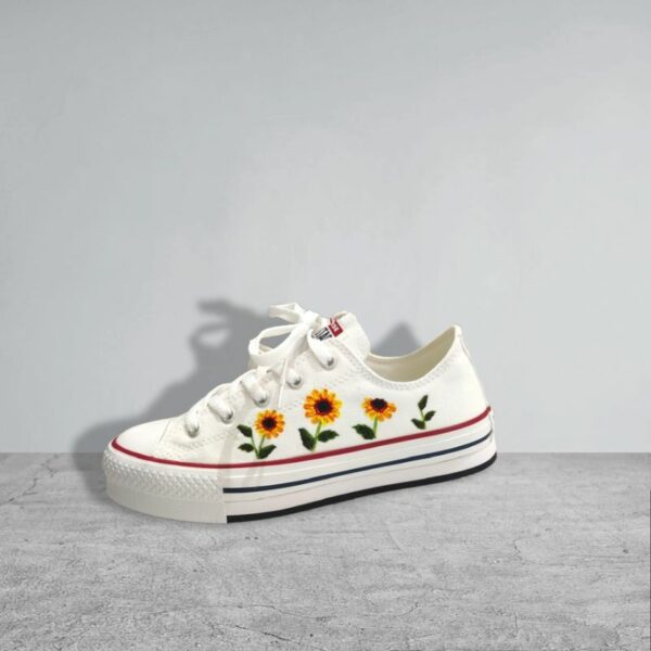 Zapatillas de girasoles