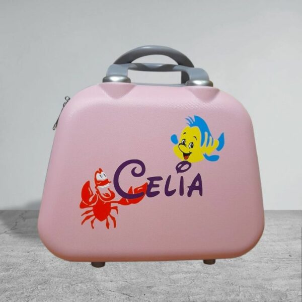 Neceser de viaje de Sebastian y Flounder de La Sirenita