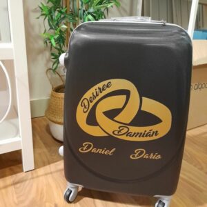 Maleta de viaje para recién casados