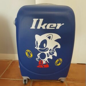 Maleta de viaje de sonic